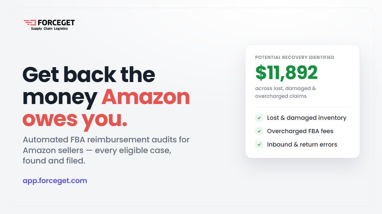 Forceget Platform Video - FBA Reimbursement